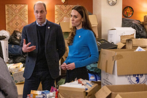 Kate Middleton and Prince William visit the Ukrainian Cultural Centre in London
