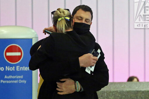 Maksim Chmerkovskiy returns to US from Ukraine, has emotional reunion with wife Peta Murgatroyd at airport