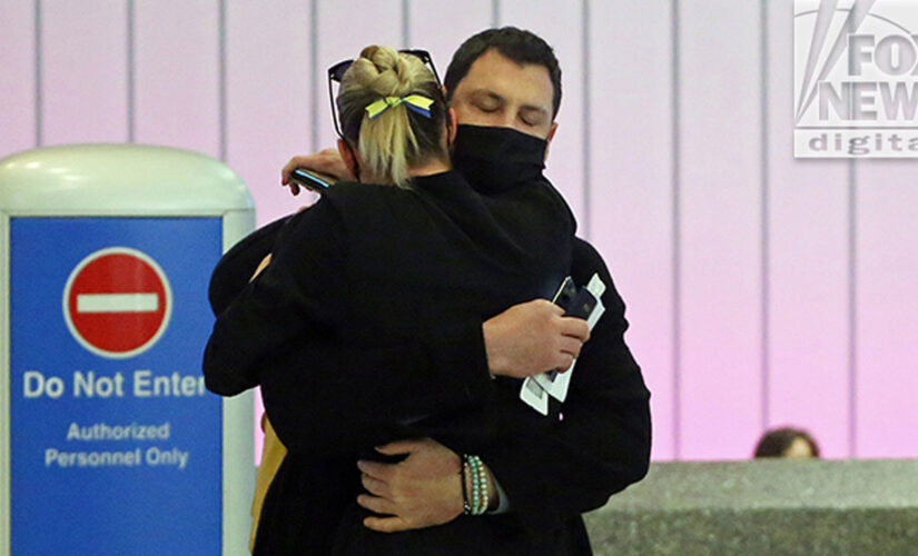 Maksim Chmerkovskiy returns to US from Ukraine, has emotional reunion with wife Peta Murgatroyd at airport