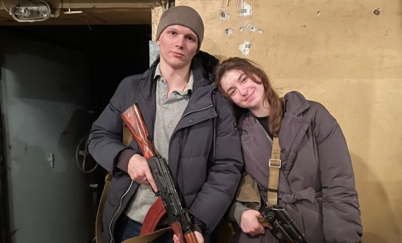 Young Ukrainian couple married early when Russia invaded; now, they’re fighting for freedom