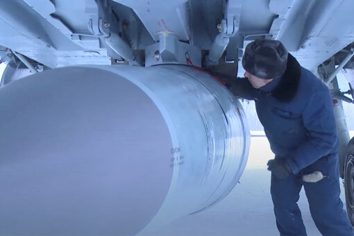 Russia claims it used hypersonic missile to strike Ukraine munitions warehouse