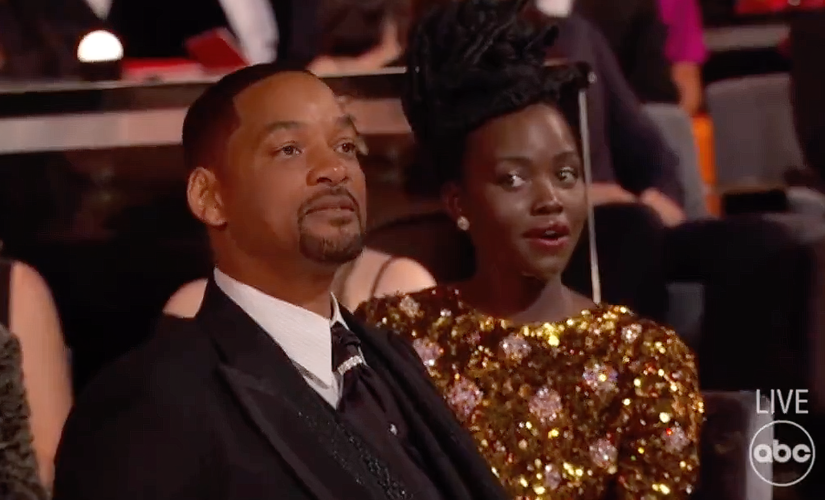 Lupita Nyongo’s reaction to Will Smith slapping Chris Rock at Oscars goes viral