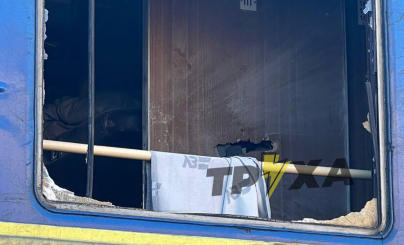 PHOTOS: Ukraine claims Russia launched deadly strike on evacuee train carrying 100 children
