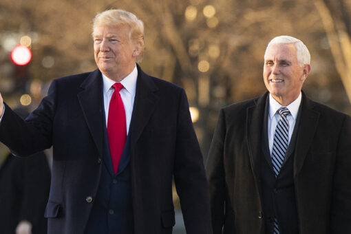 Swiping at Trump, Pence says no room in GOP ‘for apologists for Putin,’ says ‘elections are about the future’