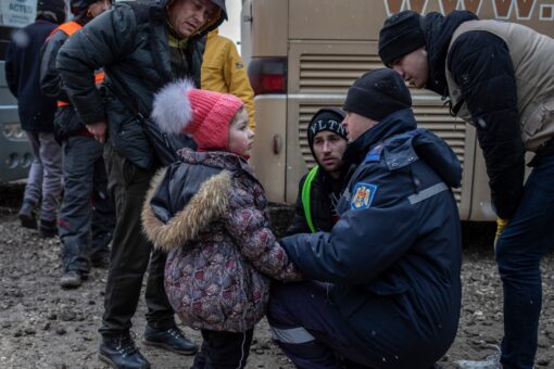 Half of Ukraine’s children displaced: ‘A grim milestone’
