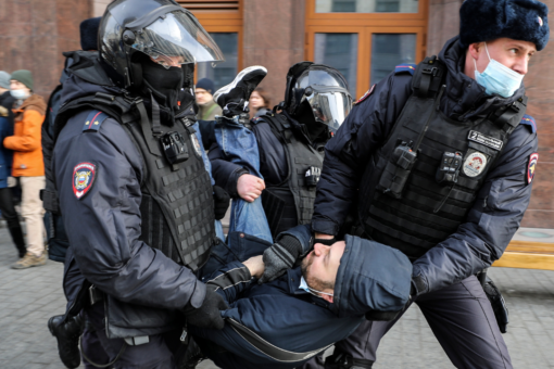 Russia’s ‘hooliganism’ law could put anti-war protesters in jail for up to 8 years, expert says