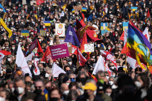 Anti-war protests planned across Europe, small rallies in Russia