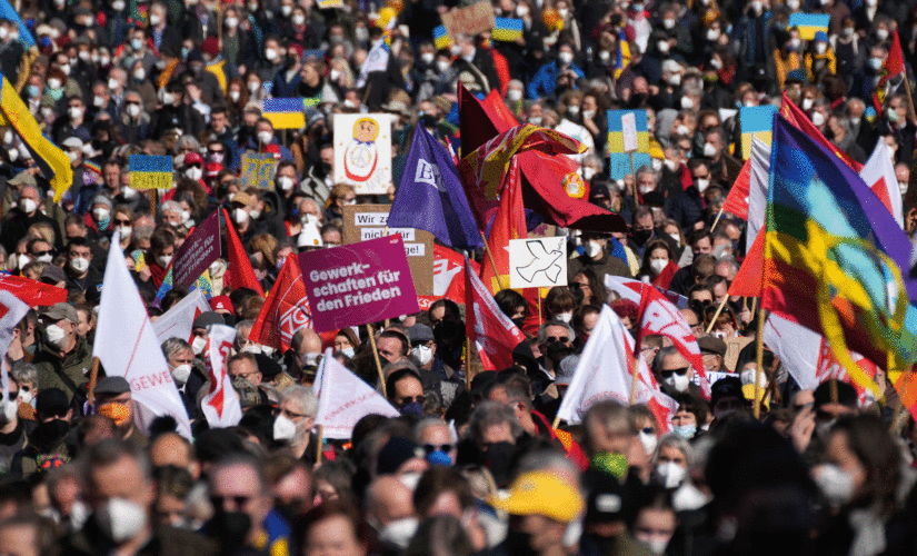 Anti-war protests planned across Europe, small rallies in Russia