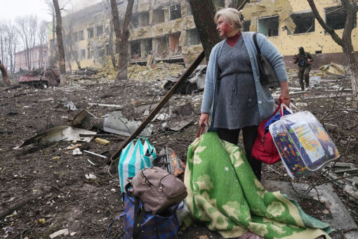 Russia touts aid for Ukrainian cities after weeks of bombing citizens