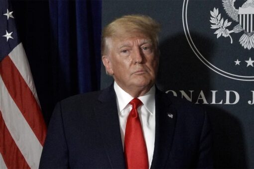 Trump says Biden is letting ‘radical climate extremists run our country’ as US sees record-high gas prices