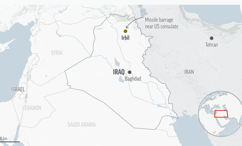 Iran claims responsibility for missile barrage near US consulate in Iraq