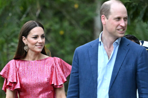 Kate Middleton stuns in hot pink gown in Belize with husband Prince William