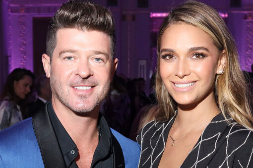 Robin Thicke’s fiancee April Love Geary says she won’t sign a prenup: ‘He’s not marrying anyone else after me’