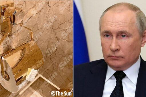 Inside Putin’s luxury yacht: Photos show dance floor that morphs into pool, marble-and-gold bathroom and more