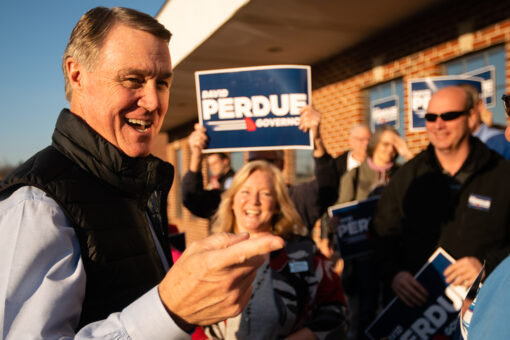Georgia gov race: Gov. Kemp, David Perdue shout and throw ‘spaghetti’ in fiery Republican debate