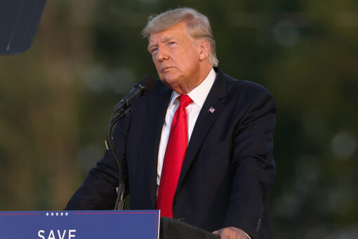 Former President Trump addresses supporters at Ohio rally