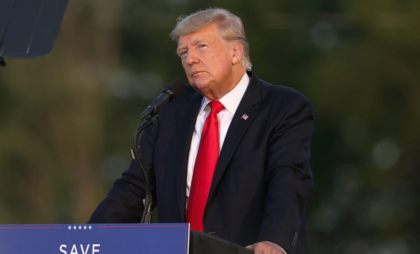 Former President Trump addresses supporters at Ohio rally