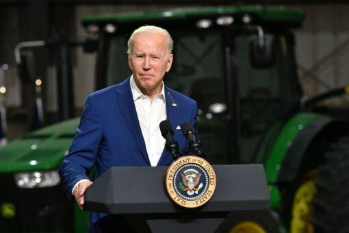 Biden ridiculed on social media after bird appears to have defecated on him: ‘Poopin Price Hike’
