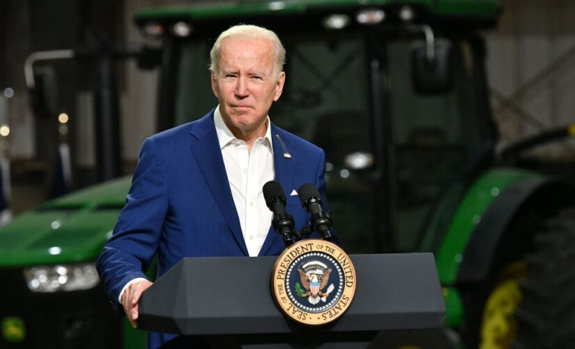 Biden ridiculed on social media after bird appears to have defecated on him: ‘Poopin Price Hike’