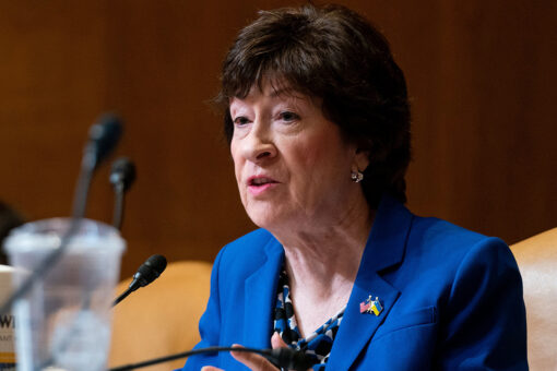 Sen. Collins questions Garland on ‘conflicting positions’ on COVID mask mandates, southern border