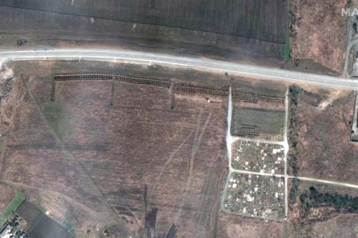 Satellite images reveal new mass graves at Ukrainian cemetery near Mariupol