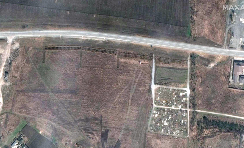 Satellite images reveal new mass graves at Ukrainian cemetery near Mariupol