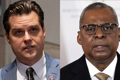 Austin, Gaetz get into fiery exchange in House hearing