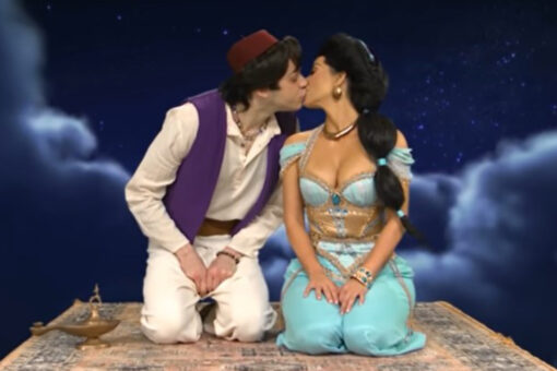 Kim Kardashian says Pete Davidson gifted her ‘SNL’ costumes they wore during first kiss