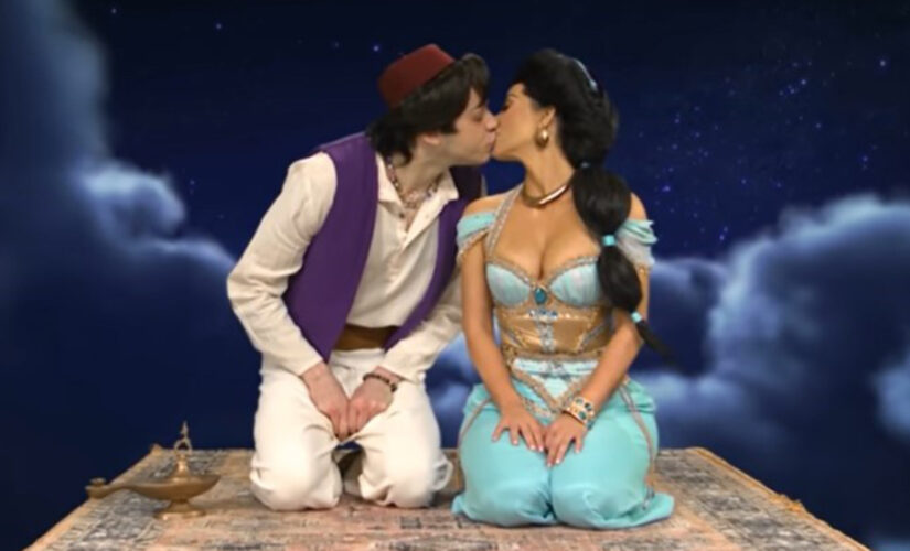 Kim Kardashian says Pete Davidson gifted her ‘SNL’ costumes they wore during first kiss