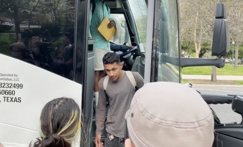 Migrant aboard fourth bus to DC says poverty in Venezuela drove him to cross southern border