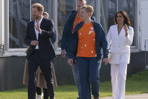 Prince Harry, Meghan Markle make first public appearance in Europe since stepping back as senior royals