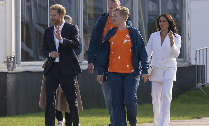 Prince Harry, Meghan Markle make first public appearance in Europe since stepping back as senior royals