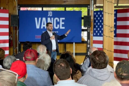 House firebrands Gaetz, Greene say Vance is the Senate ally they need in rowdy campaign stop