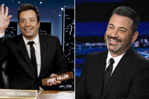 Jimmy Kimmel, Jimmy Fallon trade hosting gigs in late-night April Fools’ joke