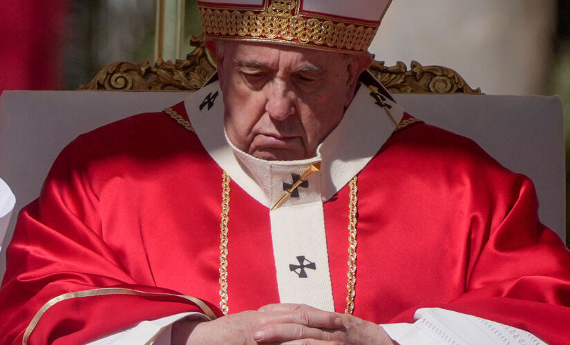 Pope Francis denounces ‘folly of war’ in Palm Sunday homily