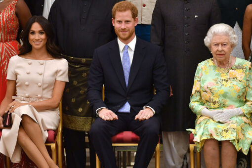 Prince Harry, Meghan Markle visit Queen Elizabeth together for the first time since leaving the UK