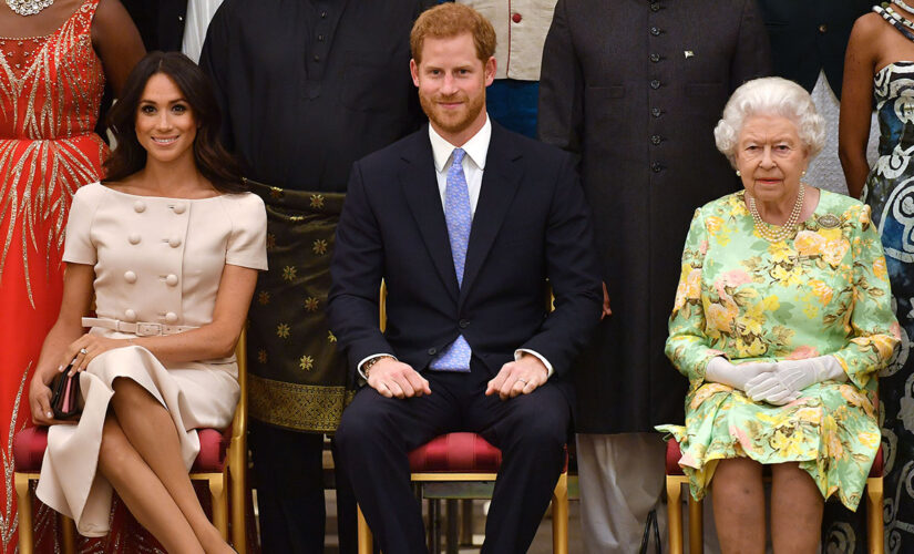 Prince Harry, Meghan Markle visit Queen Elizabeth together for the first time since leaving the UK