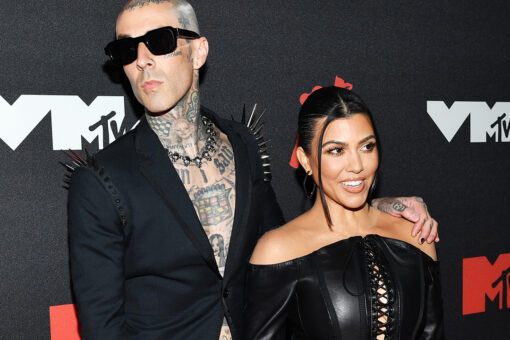 Kourtney Kardashian shares photos from Las Vegas chapel wedding with Travis Barker