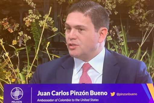 Colombia’s US envoy warns of Russian interference on continent as he praises US-Colombia ties