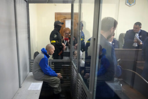 Ukraine holds first war-crimes trial for Russian soldier