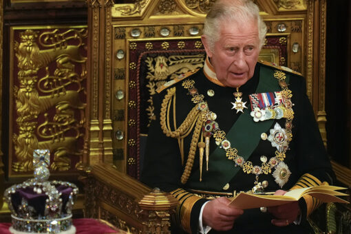Prince Charles delivers Queen’s Speech for the first time at opening of Parliament