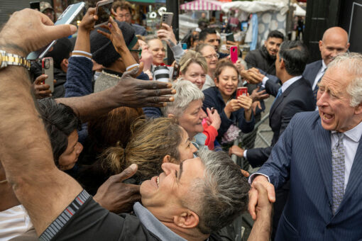 Prince Charles mobbed by crowd, in good spirits following delivery of Queen’s Speech at opening of Parliament