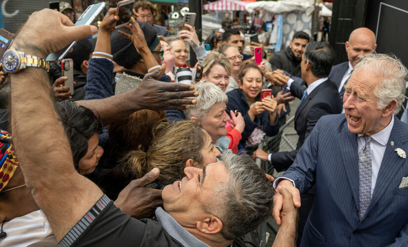 Prince Charles mobbed by crowd, in good spirits following delivery of Queen’s Speech at opening of Parliament