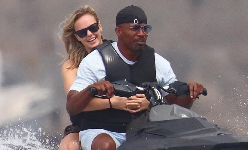 Jamie Foxx all smiles in Cannes with mystery blonde during getaway on French Riviera