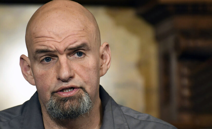 Fetterman continues to recover from stroke, tweets photo of family visiting him in the hospital