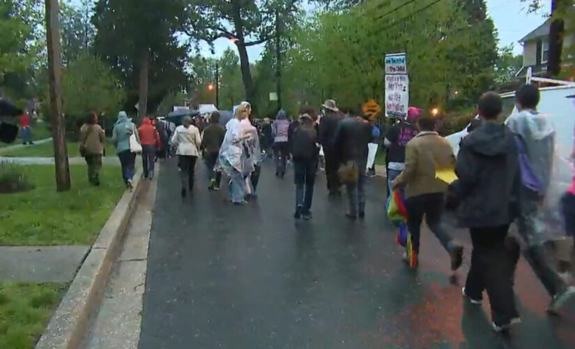 Pro-abortion protesters march to homes of Justices Kavanaugh and Roberts in ‘vigil’ for Roe v. Wade