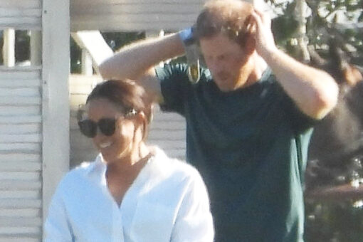 Meghan Markle wears white shorts to support Prince Harry at polo tournament near California home