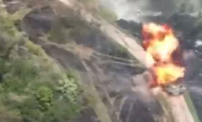 Ukrainian military video shows Russian tank destroyed by grenade launcher