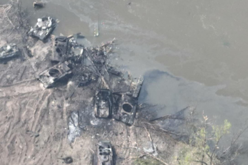 Ukraine destroys ‘significant’ number of Russian armored vehicles in failed river crossing, UK says