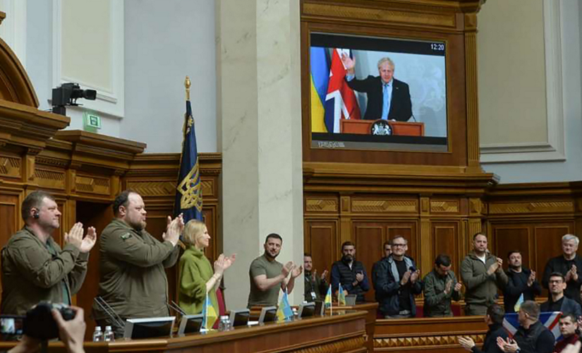 Boris Johnson makes unprecedented speech to Ukraine lawmakers, hails ‘greatest feat of arms of 21st century’